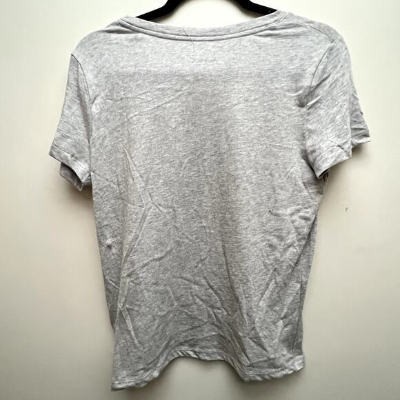 Ouija Board Gray V-Neck T-Shirt Size S Casual Tee - Picture 4 of 4